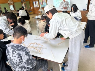 模型完成の様子