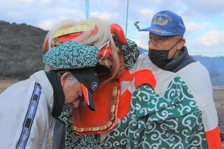獅子舞による厄落とし