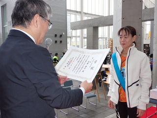 5km女子の部 1位