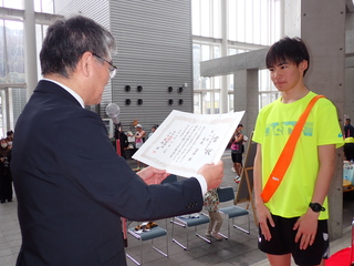 3km男子の部 1位