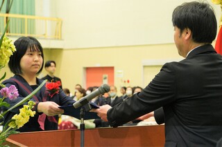 卒業証書授与