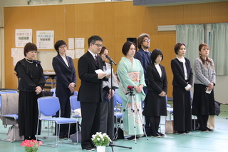 保護者代表のことば