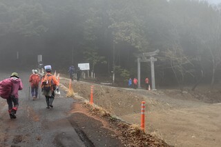箭山神社に到着しました