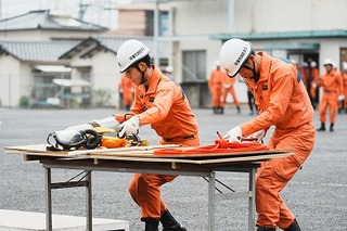 ほふく救出の様子です