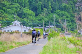 サイクリングロードを疾走