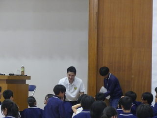 休憩中の様子