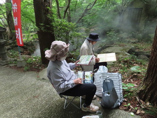 スケッチ大会の様子