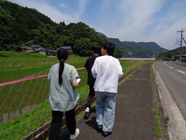 集落内の状況調査
