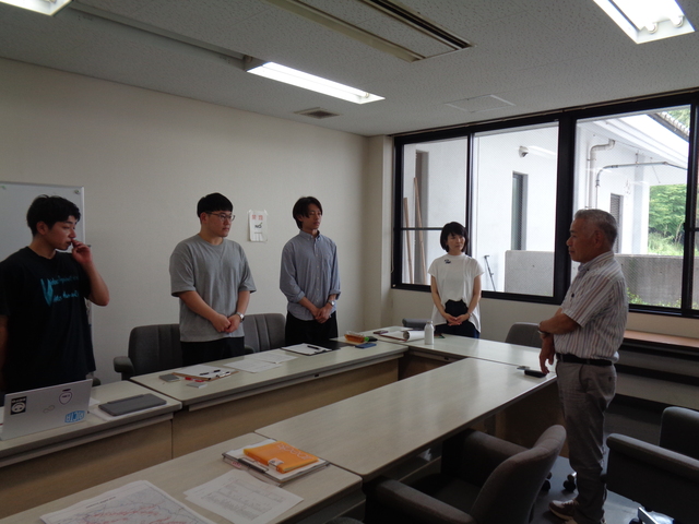 小野自治会長との意見交換