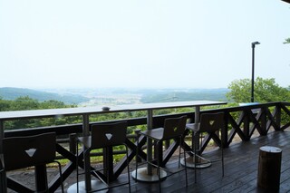 八面山荘デッキ