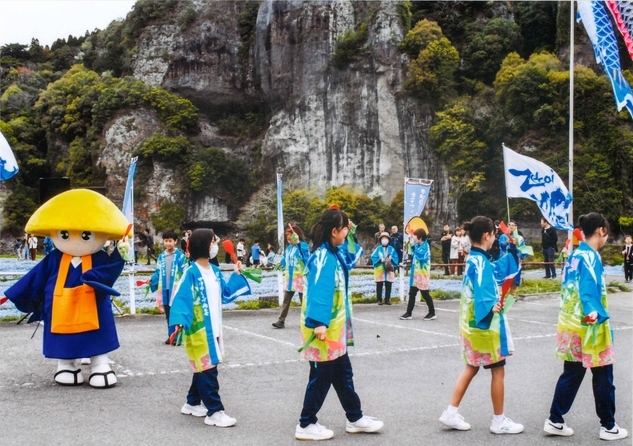 耶馬渓音頭でPR
