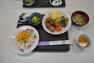 完成した昼食です。