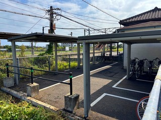 撤去後の自転車等駐車場の様子