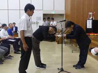 総合3位　ソフトテニス競技