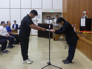 ウエイトリフティング81キロ級優勝　永松勇輝氏