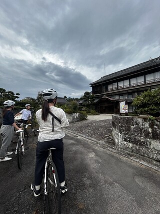 平田邸をサイクリングで巡りました