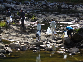 清掃作業の様子