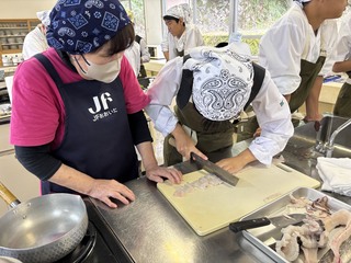 調理実習の様子