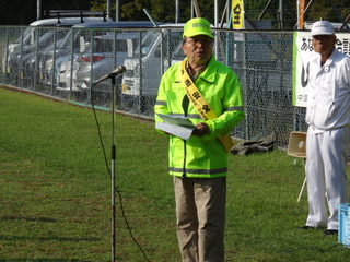 交通安全協会　中畑連合分会長挨拶