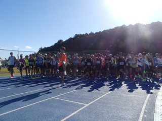 ハーフマラソンスタート