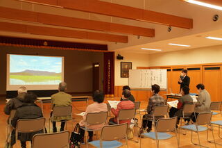 原田宗法三光支所長による講演