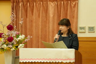 笹尾所長お祝いのことば