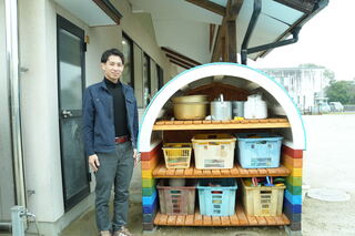 完成したドーム正面