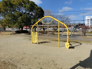 キリンの親子クライム