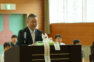 森園校長先生の話 森園校長先生の話