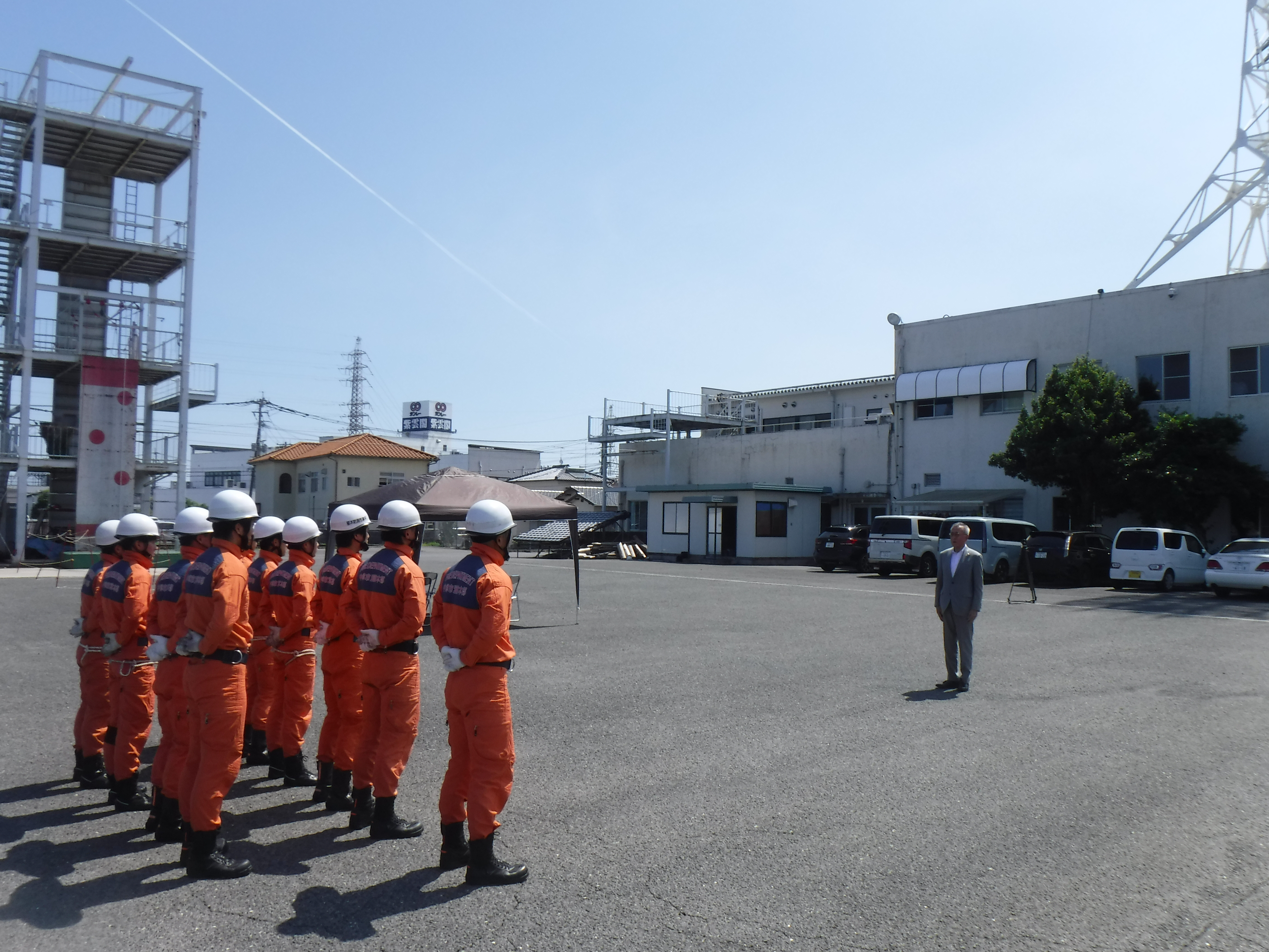 市長から激励のお言葉をいただきました。