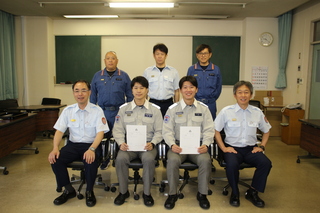 辞令交付式の様子