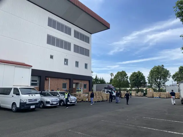 支援物資納品先の様子 支援物資納品先の様子