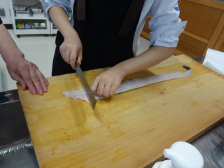 骨切りの様子