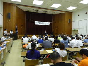 大分県民体育大会中津市選手団結団式