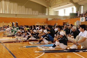 大分県民体育大会総合開会式会場の様子