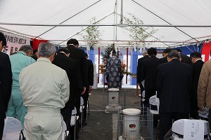 安全祈願祭の様子