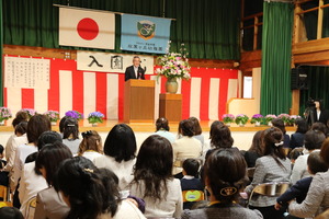 入園式の様子