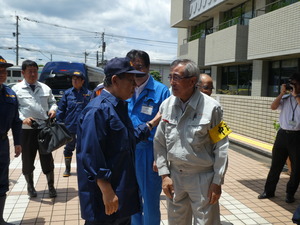 二階幹事長からの激励