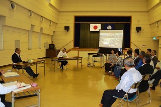 「三光コスモス祭り実行委員会」の皆さんとの懇談