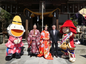 中津城人間雛飾り1