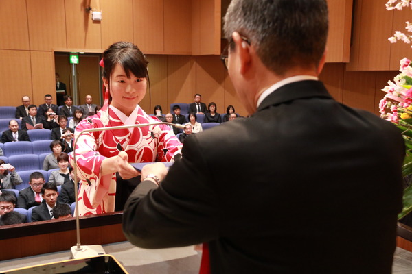 市長フォト 平成29年度卒業式 大分県立工科短期大学校 大分県中津市