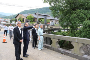 樋田地区視察