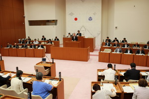 議場の様子