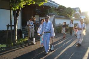 寺町散策の様子