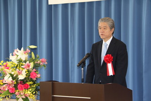 長谷山塾長のご祝辞