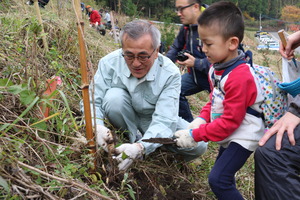 植樹の様子