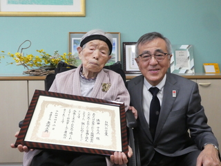 徳田さんと奥塚市長