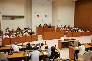 議場の様子