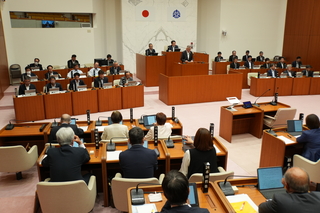 議場の様子