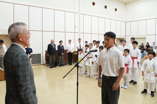 選手決意表明